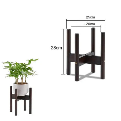 Wood Plant Stand - Mångsidig hylla för växter | Veska Kaffe S