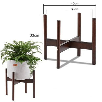 Wood Plant Stand - Mångsidig hylla för växter | Veska Kaffe XL