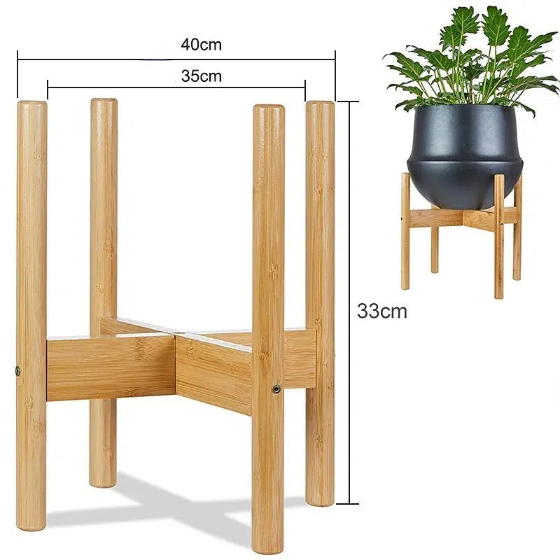 Wood Plant Stand - Mångsidig hylla för växter | Veska Natur XL