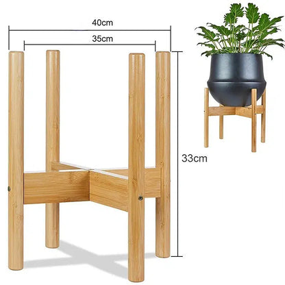Wood Plant Stand - Mångsidig hylla för växter | Veska Natur XL