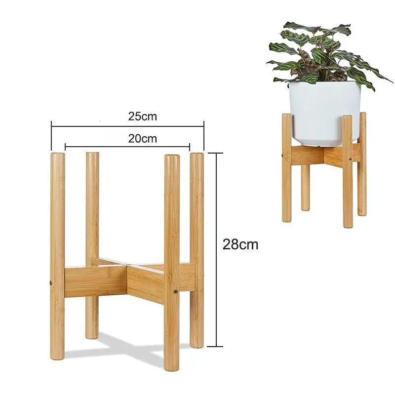 Wood Plant Stand - Mångsidig hylla för växter | Veska Nature S