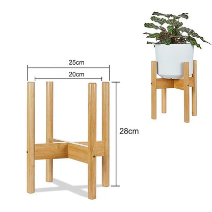 Wood Plant Stand - Mångsidig hylla för växter | Veska Nature S