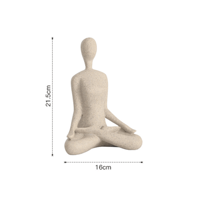 Yoga Figurine Konst | Veska C Sandstone