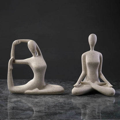 Yoga Figurine Konst | Veska