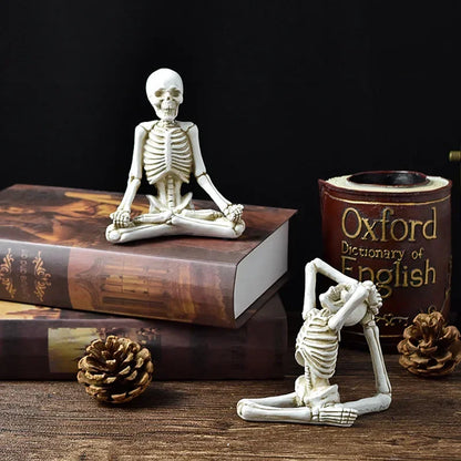 Yoga Master Skeleton Figurine | Veska
