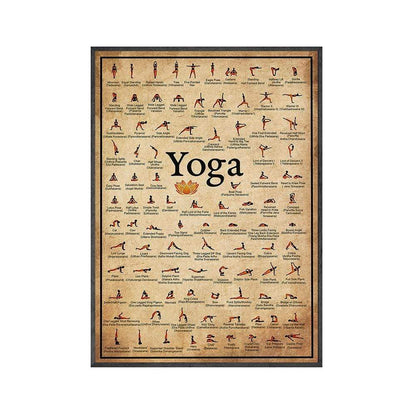 Yoga Poses Väggposter | Veska