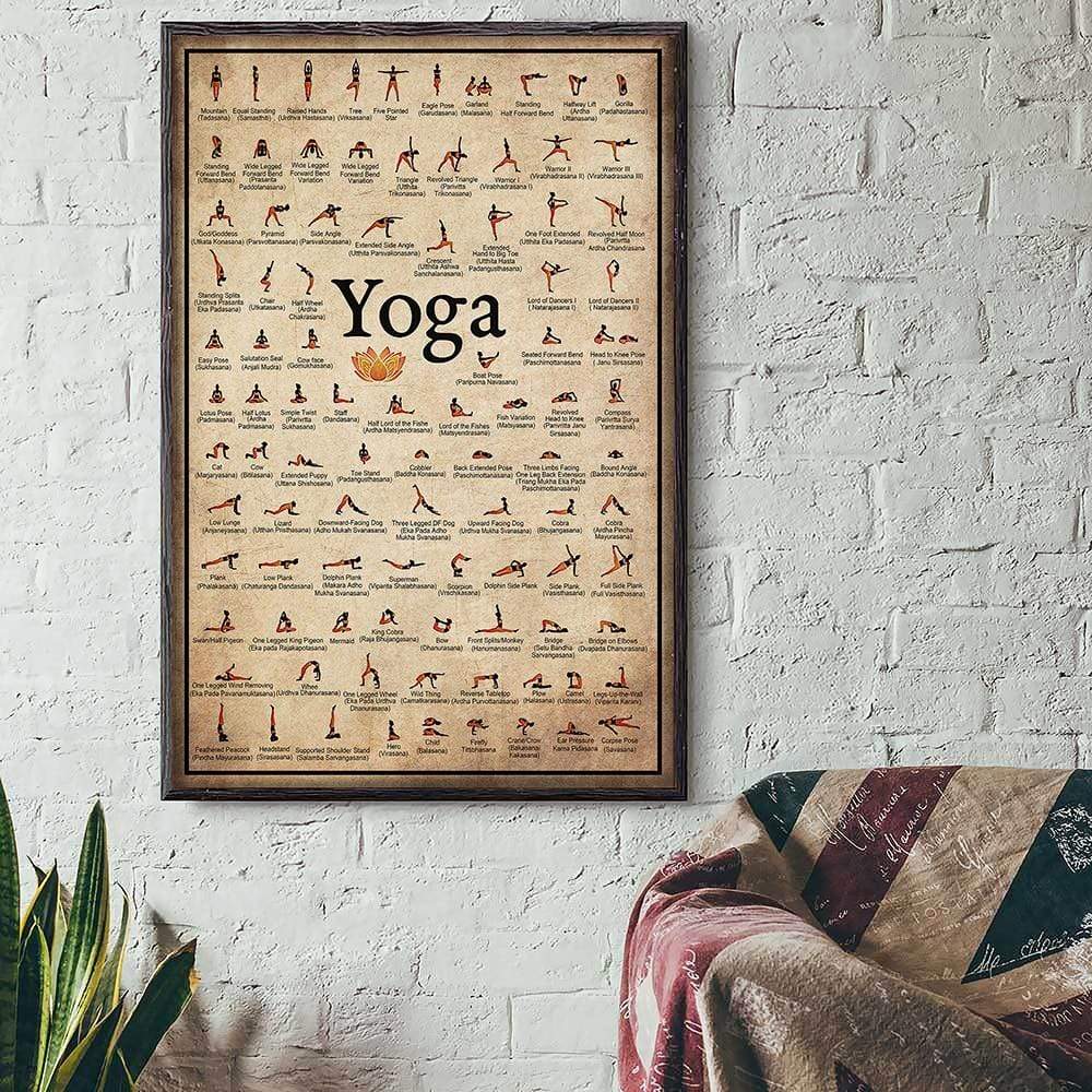 Yoga Poses Väggposter | Veska
