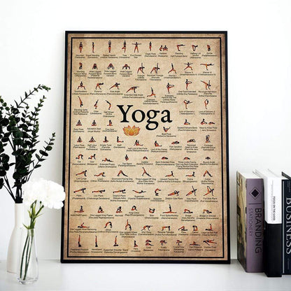 Yoga Poses Väggposter | Veska