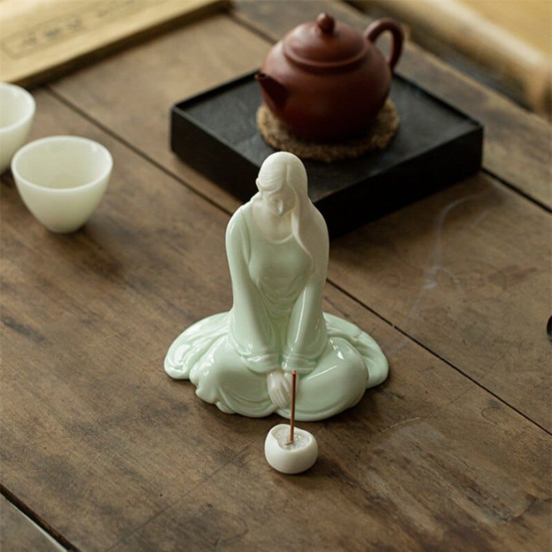 Zen Beauty Rökelsehållare Figur föreställning | Veska