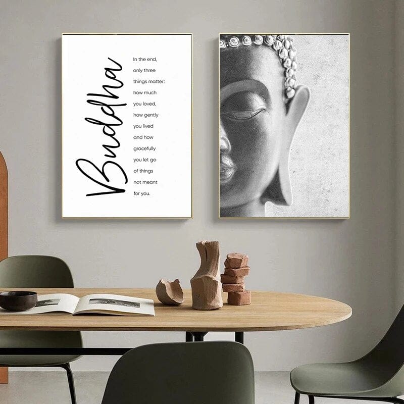 Zen Buddha Statue Canvas | Veska