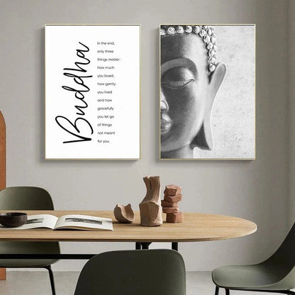Zen Buddha Statue Canvas | Veska