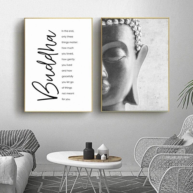 Zen Buddha Statue Canvas | Veska