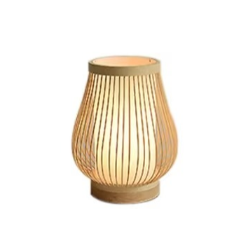 Zen-inspirerad bambulampa för sovrum och vardagsrum | Veska B