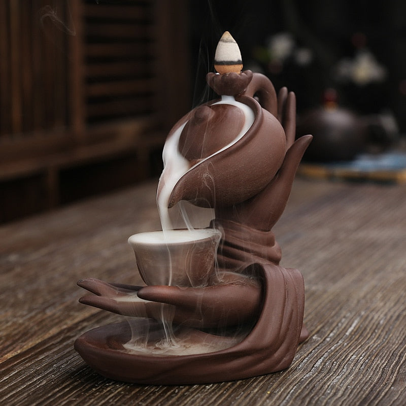 Zen Tea Bakflödes Rökelsebrännare | Veska