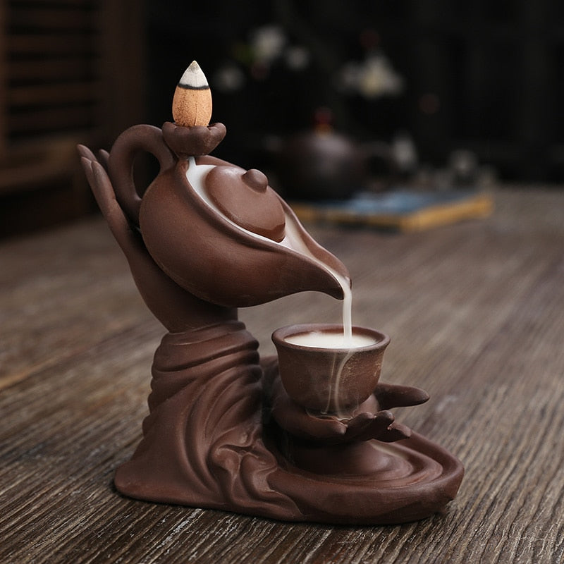 Zen Tea Bakflödes Rökelsebrännare | Veska