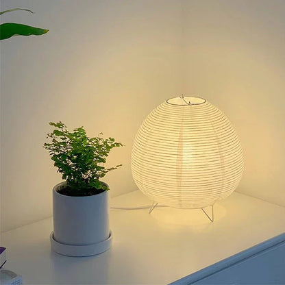 ZenGlow – Elegant bordslampa i Wabi Sabi-stil för en lugnande inredning | Veska