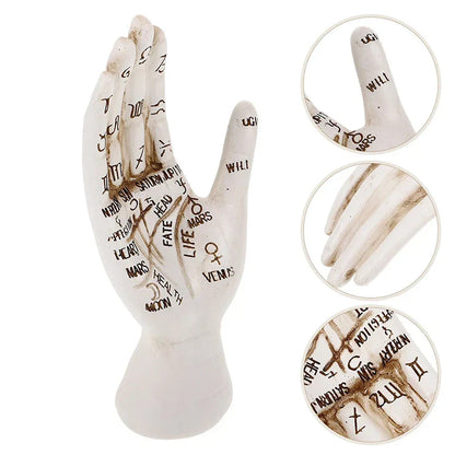 Zodiac Symboler Mystic Palmistry Hand Skulptur | Veska
