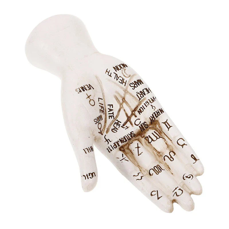Zodiac Symboler Mystic Palmistry Hand Skulptur | Veska