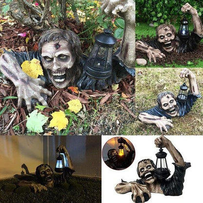 Zombie Statue Halloween Dekoration | Veska