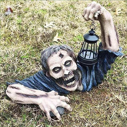 Zombie Statue Halloween Dekoration | Veska