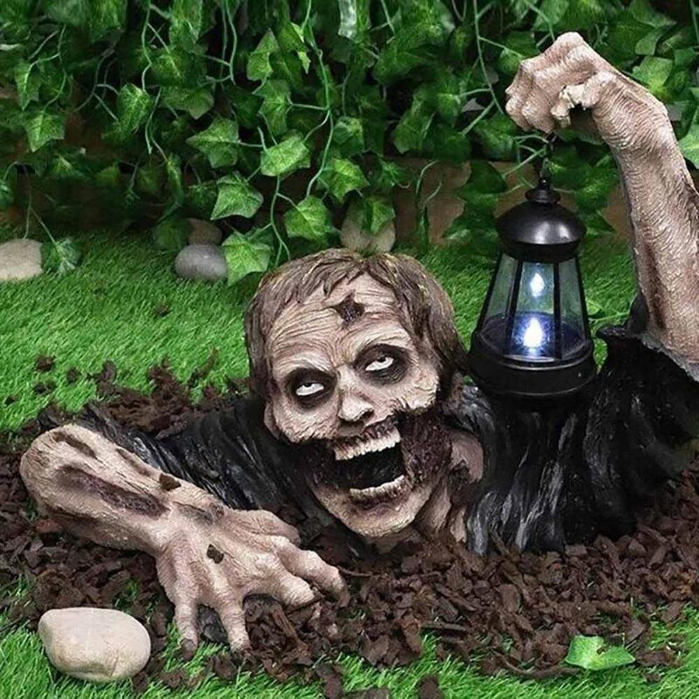 Zombie Statue Halloween Dekoration | Veska