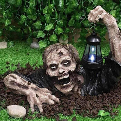 Zombie Statue Halloween Dekoration | Veska